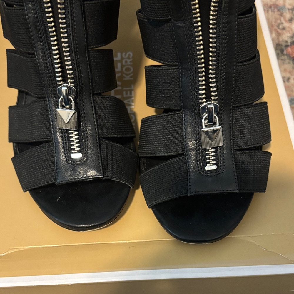 Michael Kors  Black Ankle shooties
